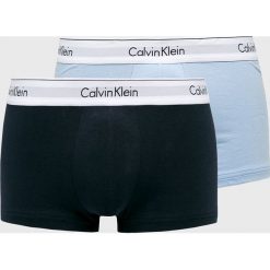 Calvin Klein Underwear - Bokserki (2 pack). Niebieskie bokserki męskie Calvin Klein Underwear, l, bez wzorów, z bawełny. W wyprzedaży za 139.90 zł.