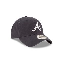 Czapka z daszkiem New Era Braves 9TWENTY MLB Core Classic. Białe czapki męskie New Era, bez wzorów, sportowe. Za 177.00 zł.