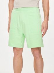 4F Szorty sportowe 4FWSS24TSHOM330 Zielony Regular Fit. Zielone szorty sportowe męskie 4f, bez wzorów, z bawełny, sportowe. Za 79.99 zł.