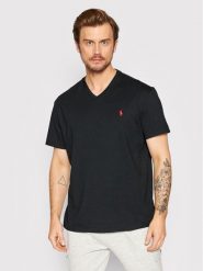Polo Ralph Lauren T-Shirt 710708261 Czarny Classic Fit. Czarne koszulki polo męskie Polo Ralph Lauren, m, bez wzorów, z bawełny, bez kołnierzyka, bez ramiączek. Za 339.99 zł.