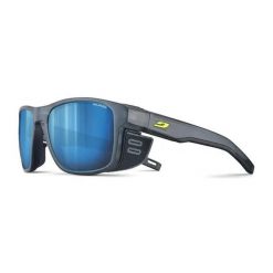 Okulary polaryzacyjne Julbo Shield M czarny/żółty Spectron Polarized kat.3Cf. Czarne okulary przeciwsłoneczne męskie JULBO, bez wzorów, sportowe. W wyprzedaży za 483.65 zł.