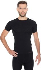 Brubeck Koszulka termoaktywna męska Active Wool czarna r. XXL (SS11710). Czarne bielizna termoaktywna męska Brubeck, m, bez wzorów, bez ramiączek. Za 214.00 zł.