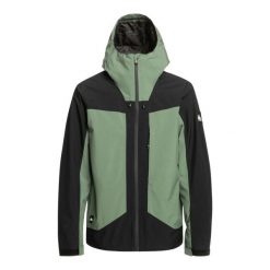 Kurtka snowboardowa męska Quiksilver Muldrow. Czarne kurtki narciarskie i snowboardowe męskie Quiksilver, na zimę, m, bez wzorów, bez kaptura, narciarskie. Za 759.99 zł.
