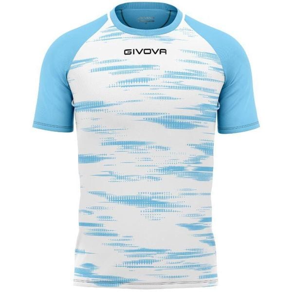 Koszulka sportowa Givova Pixel White‑Sky XS. Białe t-shirty sportowe męskie Givova, xs, bez wzorów, sportowe, bez ramiączek. Za 181.99 zł.
