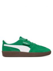 Puma Sneakersy Palermo 396463 63 Zielony. Zielone buty sportowe na co dzień męskie Puma, m, bez wzorów, ze skóry, bez ramiączek, bez kaptura. Za 299.99 zł.