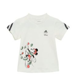Koszulka adidas Disney Mickey Mouse. Białe t-shirty sportowe męskie ADIDAS, bez wzorów, sportowe, bez ramiączek. W wyprzedaży za 79.15 zł.