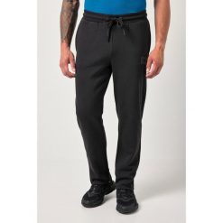 Męska Spodnie treningowe fitness dzianina dresowa krój basic do rozm. 7XL. Czarne długie spodnie sportowe męskie JAY-PI, bez wzorów, z bawełny, na fitness i siłownię. Za 279.99 zł.