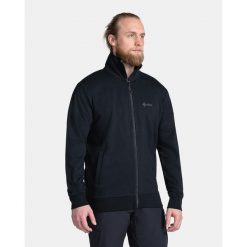 Męska bawełniana bluza Kilpi BOBBY-M. Czarne bluzy nierozpinane męskie Kilpi, m, bez wzorów, z bawełny, casualowe, bez ramiączek, bez kaptura. Za 189.67 zł.
