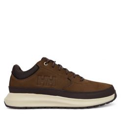 Trekkingi Helly Hansen. Brązowe buty trekkingowe męskie Helly Hansen, bez wzorów, sportowe, bez obcasa, bez zapięcia. Za 439.99 zł.