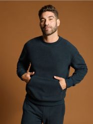 Bluza - szary. Szare bluzy nierozpinane męskie Sinsay, l, bez wzorów, bez ramiączek, bez kaptura. Za 49.99 zł.