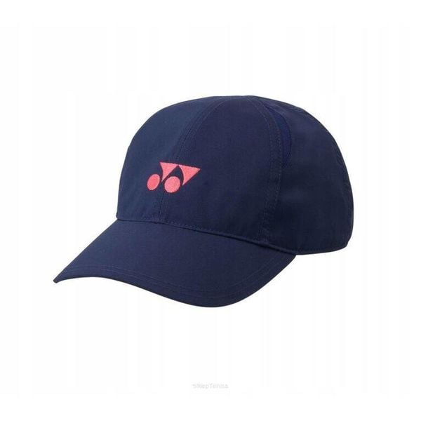 Czapka tenisowa z daszkiem Yonex Uni Cap granatowa. Niebieskie czapki męskie YONEX, na jesień, bez wzorów. Za 135.00 zł.