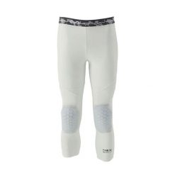 Legginsy 3/4 z nakolannikami McDavid Hex. Białe legginsy męskie MCDAVID, bez wzorów, na fitness i siłownię. Za 328.00 zł.