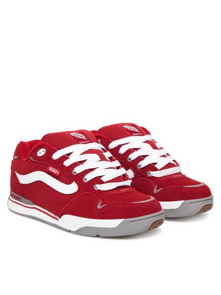 Vans Sneakersy Rowley Xlt VN000D1GY521 Czerwony. Czerwone buty sportowe na co dzień męskie Vans, m, bez wzorów, z materiału, bez ramiączek, bez kaptura. Za 389.99 zł.