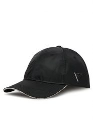 Guess Czapka z daszkiem AM9537 NYL01 Czarny. Czarne czapki męskie Guess, z aplikacjami, z materiału. Za 109.99 zł.
