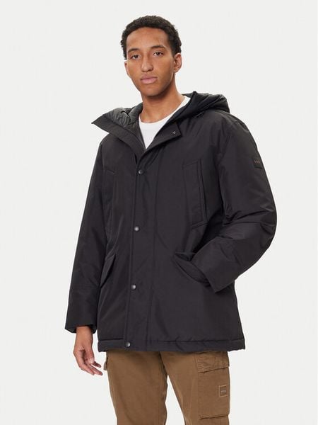 BOSS Kurtka zimowa Osiass1 50547078 Czarny Relaxed Fit. Czarne kurtki męskie Boss, na zimę, m, bez wzorów, z syntetyku, bez ramiączek, bez kaptura. Za 1,169.00 zł.