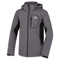 Hannah Tiborc Steel Mel/Anthracite S. Kurtki softshell męskie marki Hannah. W wyprzedaży za 214.00 zł.
