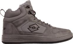 Buty trekkingowe męskie Lotto Buty Lotto Prehna Fur szare 2400380U 1919 45. Szare buty trekkingowe męskie Lotto, bez wzorów, bez zapięcia. Za 159.58 zł.