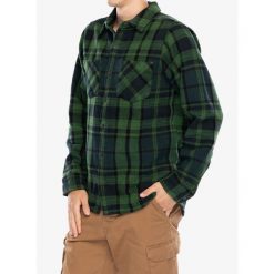 Koszula turystyczna męska Black Diamond Project Heavy Flannel. Zielone koszule męskie Black Diamond, m, bez wzorów, bez kołnierzyka, bez ramiączek. Za 297.99 zł.