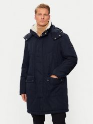 Boss Parka H-Coyan 50524964 Granatowy Regular Fit. Niebieskie parki męskie Boss, m, bez wzorów, z syntetyku, bez kaptura. Za 2,699.00 zł.