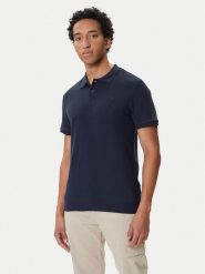 Mustang Polo Pierre 1016880 Granatowy Slim Fit. Niebieskie koszulki polo męskie Mustang, m, bez wzorów, z bawełny, bez kołnierzyka, bez ramiączek. Za 109.99 zł.