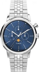 Zegarek Timex Zegarek męski Timex TW2W51300 srebrny. Szare zegarki męskie Timex, srebrne. Za 849.00 zł.