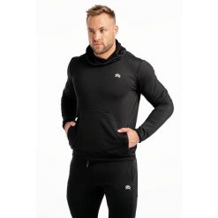Bluza fitness z kapturem męska Rough Radical Snappy. Czarne bluzy z kapturem męskie ROUGH RADICAL, m, bez wzorów, z kapturem. W wyprzedaży za 119.20 zł.