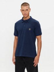 Emporio Armani Underwear Polo 211804 4R460 06935 Granatowy Regular Fit. Niebieskie koszulki polo męskie Emporio Armani Underwear, m, bez wzorów, z bawełny, bez kołnierzyka, bez ramiączek. Za 259.99 zł.