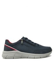 Bugatti Sneakersy 345-AFA14-5550 Granatowy. Niebieskie buty sportowe na co dzień męskie Bugatti, m, bez wzorów, z materiału, bez ramiączek, bez kaptura. Za 209.99 zł.