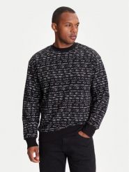 KARL LAGERFELD Bluza 705109 553910 Czarny Regular Fit. Czarne bluzy nierozpinane męskie KARL LAGERFELD, m, bez wzorów, z bawełny, bez ramiączek, bez kaptura. Za 809.99 zł.