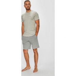 Calvin Klein Underwear - Piżama. Szare piżamy męskie Calvin Klein Underwear, z bawełny, z okrągłym kołnierzem. Za 269.90 zł.
