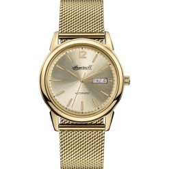 ZEGAREK INGERSOLL THE NEW HAVEN AUTOMATIC I00506. Żółte zegarki męskie INGERSOLL, z materiału. Za 1,700.00 zł.