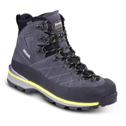 Buty trekkingowe męskie Meindl Antelao PRO Gore-Tex. Niebieskie buty zimowe męskie Meindl, bez wzorów, z gore-texu, sportowe, bez obcasa, bez zapięcia. Za 1,370.74 zł.