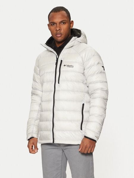 Columbia Kurtka puchowa Arctic Crest™ 2088774 Szary Slim Fit. Szare kurtki męskie Columbia, m, bez wzorów, z puchu, bez ramiączek, bez kaptura. Za 917.99 zł.