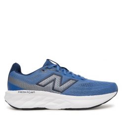Buty do biegania New Balance. Niebieskie buty do biegania męskie New Balance, bez wzorów, bez zapięcia, do biegania. Za 299.99 zł.