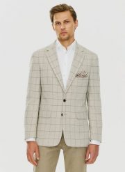 PAKO LORENTE – Casualowa marynarka męska w kratę. Marynarki męskie Pako Lorente, m, bez wzorów, z jeansu. Za 549.99 zł.