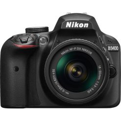 Nikon D3400 + AF-P 18-55 Lustrzanka. Aparaty lustrzanki NIKON. Za 2,199.00 zł.