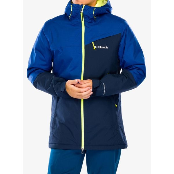 Kurtka narciarska męska Columbia Iceberg Point II Jacket. Niebieskie kurtki narciarskie i snowboardowe męskie Columbia, na zimę, m, bez wzorów, bez kaptura, narciarskie. Za 769.40 zł.
