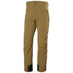 Spodnie narciarskie Helly Hansen Alpha Lifaloft. Brązowe spodnie narciarskie i snowboardowe męskie Helly Hansen, bez wzorów, narciarskie. W wyprzedaży za 1,260.50 zł.