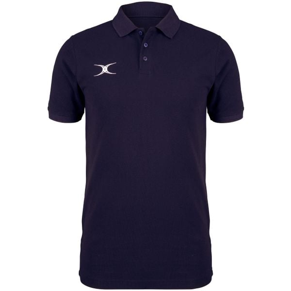 Polo Gilbert Quest. Niebieskie koszulki polo męskie Gilbert, m, bez wzorów, z bawełny, bez kołnierzyka, bez ramiączek. Za 192.50 zł.