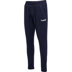 Spodnie dresowe Hummel hmlPROMO Football. Niebieskie spodnie dresowe męskie HUMMEL, bez wzorów, z dresówki. Za 148.50 zł.