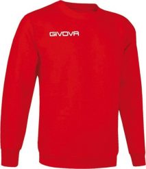 Givova Bluza męska Maglia One czerwona r. L. Czerwone bluzy nierozpinane męskie Givova, l, bez wzorów, bez ramiączek, bez kaptura. Za 81.30 zł.
