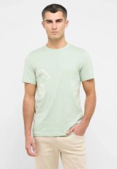 Męski T-Shirt Mustang Style Austin Frosty Green 1016493 6180. Zielone t-shirty męskie Mustang, m, bez wzorów, bez kołnierzyka, bez ramiączek. Za 79.99 zł.