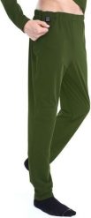 Glovii Spodnie męskie ogrzewane zielone r. XL (GP1C). Zielone długie spodnie sportowe męskie Glovii, bez wzorów. Za 495.39 zł.