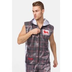 Kurtka Lonsdale Charlton. Białe kurtki męskie Lonsdale, bez wzorów, z satyny, sportowe, bez ramiączek, bez kaptura. Za 349.00 zł.