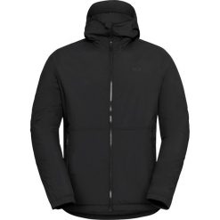 Kurtka przeciwdeszczowa męska Jack Wolfskin Pamir. Czarne kurtki męskie Jack Wolfskin, m, bez wzorów, sportowe, bez ramiączek, bez kaptura. Za 719.99 zł.