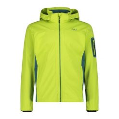 Kurtka męska turystyczna CMP 39A5027. Niebieskie kurtki softshell męskie CMP, l, bez wzorów, z softshellu, z kapturem, trekkingowe. Za 340.00 zł.