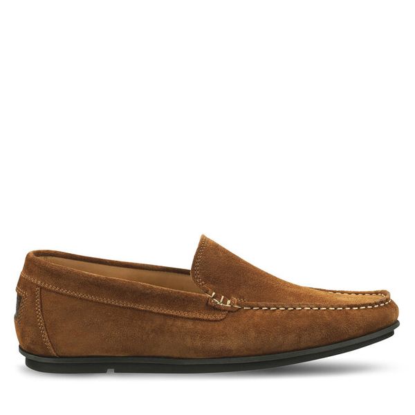 Mokasyny Gant. Brązowe mokasyny męskie Gant, bez zapięcia. Za 569.99 zł.