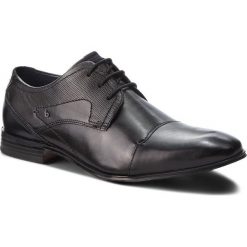 Półbuty BUGATTI - 312-10112-1000-1000 Black. Czarne eleganckie półbuty męskie Bugatti, z materiału, eleganckie. Za 319.00 zł.