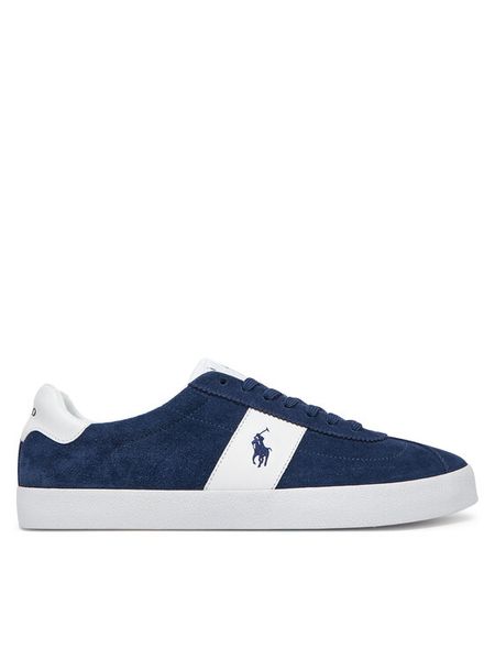 Polo Ralph Lauren Sneakersy 816961260002 Granatowy. Niebieskie buty sportowe na co dzień męskie Polo Ralph Lauren, m, bez wzorów, ze skóry, bez ramiączek, bez kaptura. Za 319.99 zł.