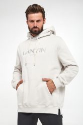 Bluza męska z kapturem LANVIN. Bluzy nierozpinane męskie Lanvin, l, bez wzorów, bez ramiączek, z kapturem. Za 3,149.00 zł.